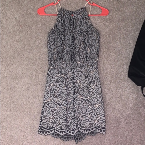 Charlotte Russe Dresses & Skirts - Black and white patterned romper Charlotte Russe Dresses & Skirts - Black and white patterned romper
